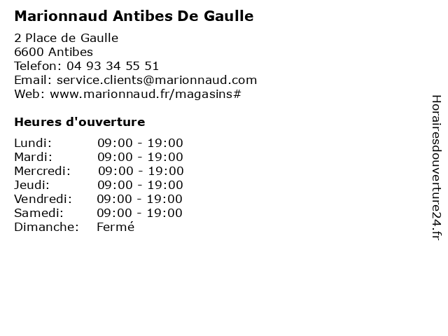 marionnaud antibes