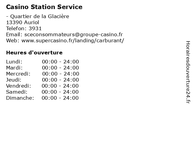 Casino Station Service à Auriol: adresse et heures d'ouverture