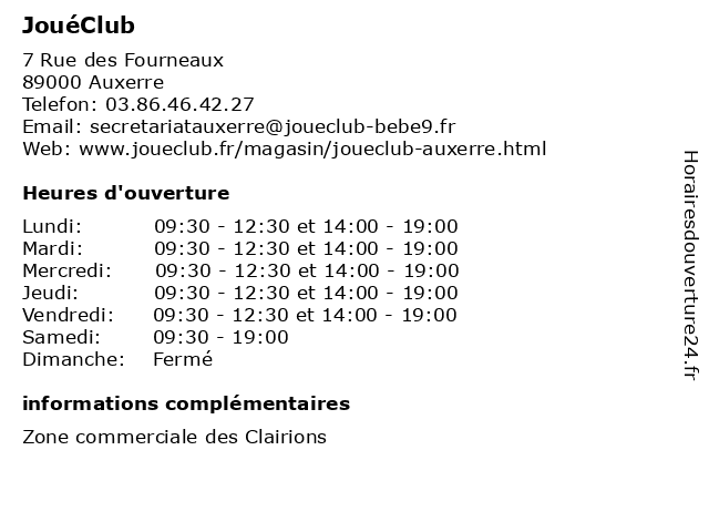 jouets club auxerre