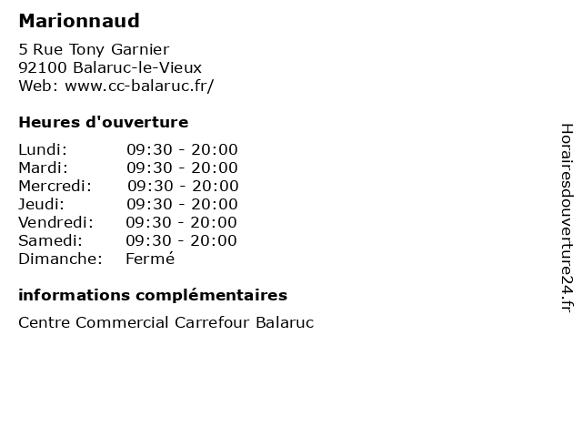 marionnaud balaruc le vieux