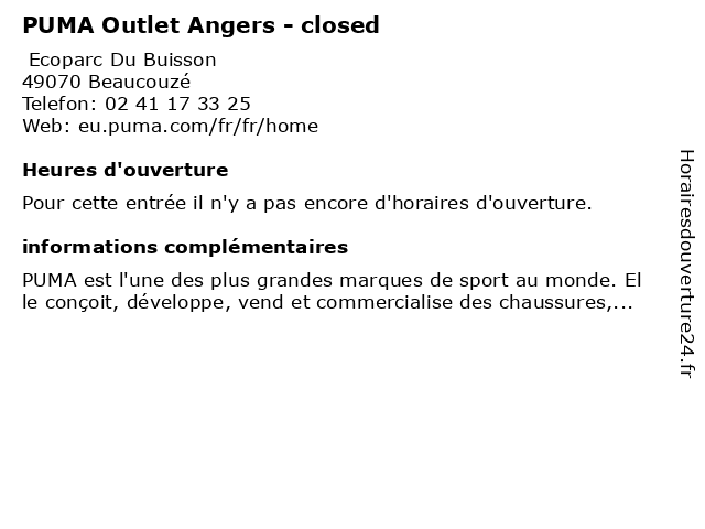 magasin puma angers