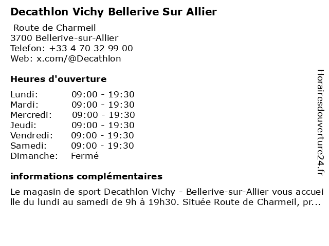 decathlon vichy