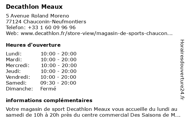 decathlon meaux