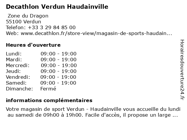 decathlon verdun