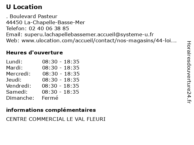 Super U Et Drive Boulevard Ernest Dalby Nantes
