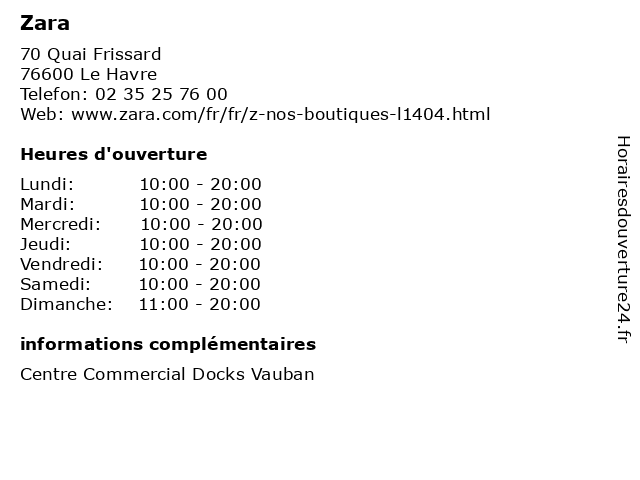 zara le havre