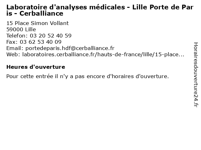 Laboratoire D'analyses Médicales - Porte D'orléans - Cerballiance Paris Photos