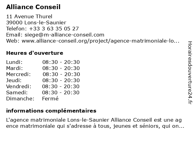 agence de rencontre alliance