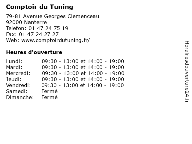 Comptoir du tuning