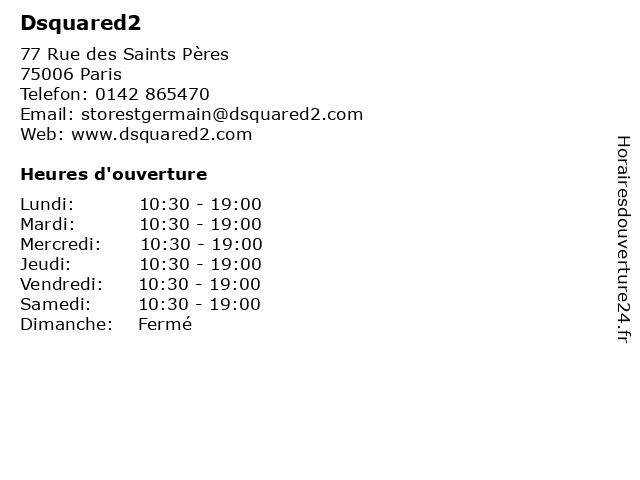www.dsquared2 paris