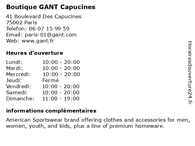 gant capucines