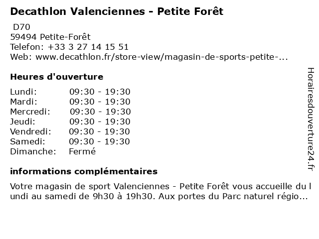 decathlon valenciennes