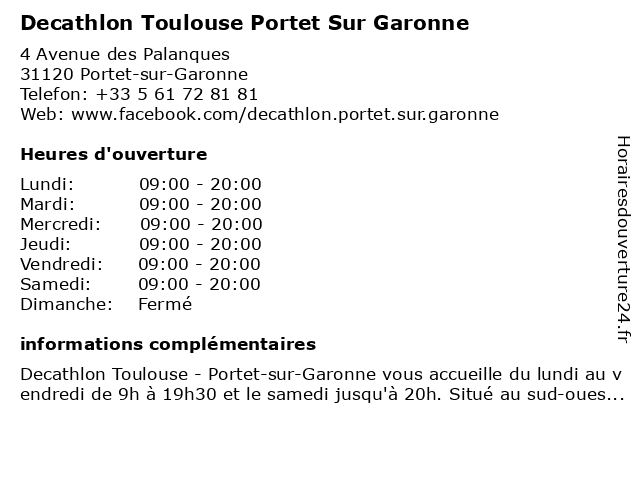 decathlon toulouse portet