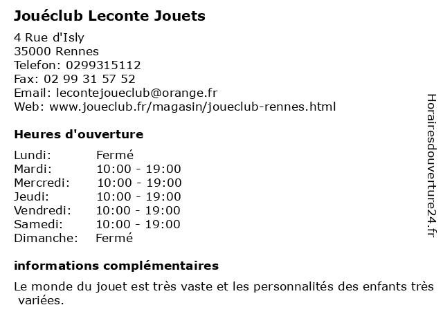 leconte jouet rennes