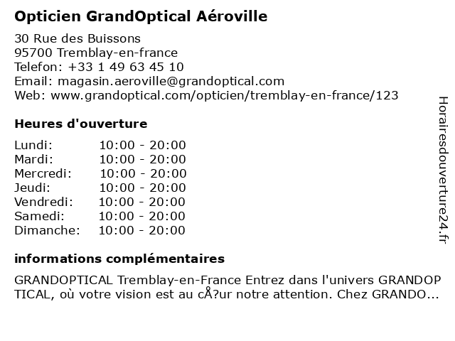 lunettes pour tous aeroville