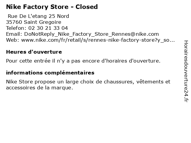nike store st grégoire