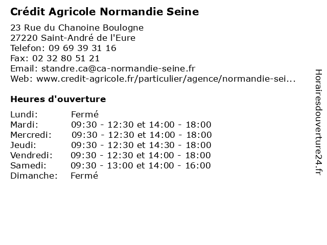 Credit Agricole Saint Andre De L Eure
