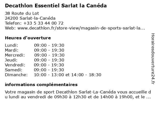 decathlon sarlat
