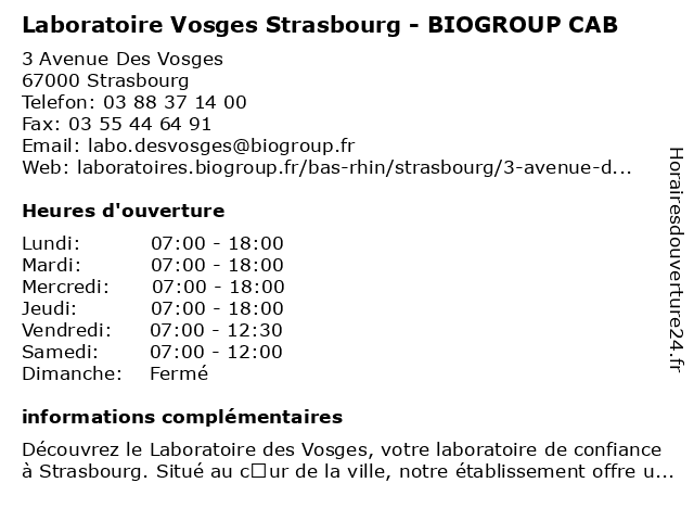 Biogroup - Laboratoire Des Vosges - Spécialisé Amp