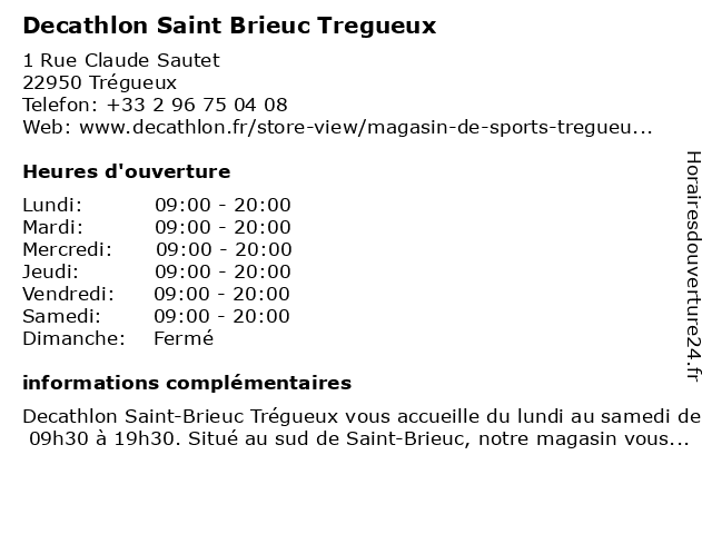 decathlon saint brieuc