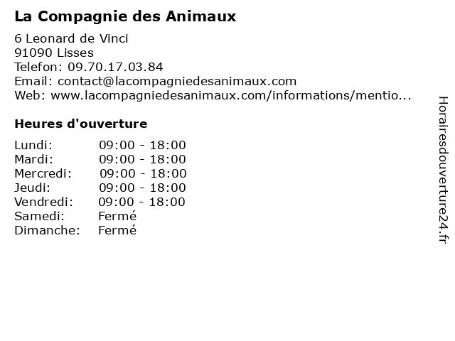ᐅ Horaires d'ouverture „1001Pharmacies / Société La